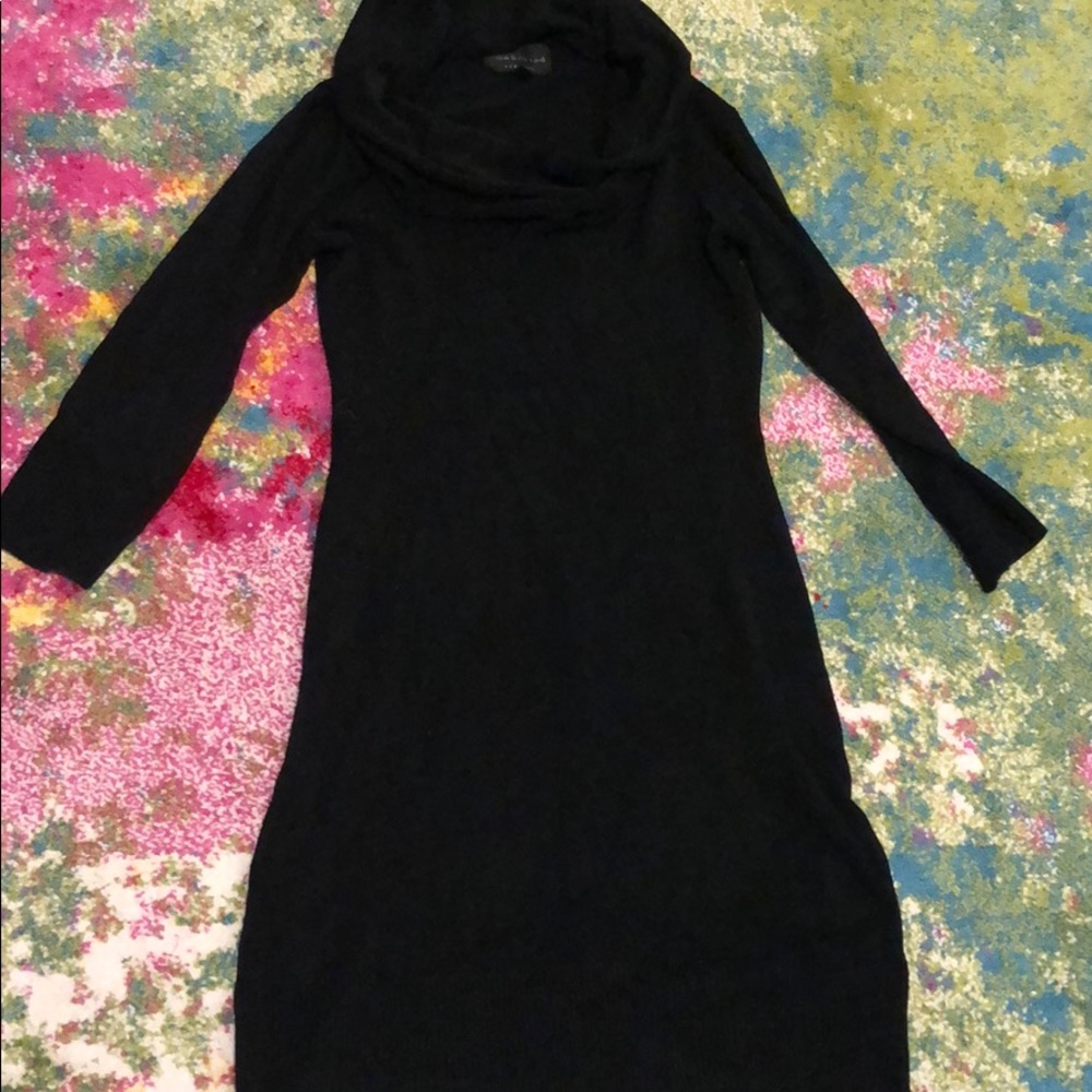 Cowl neck sweater dress size large